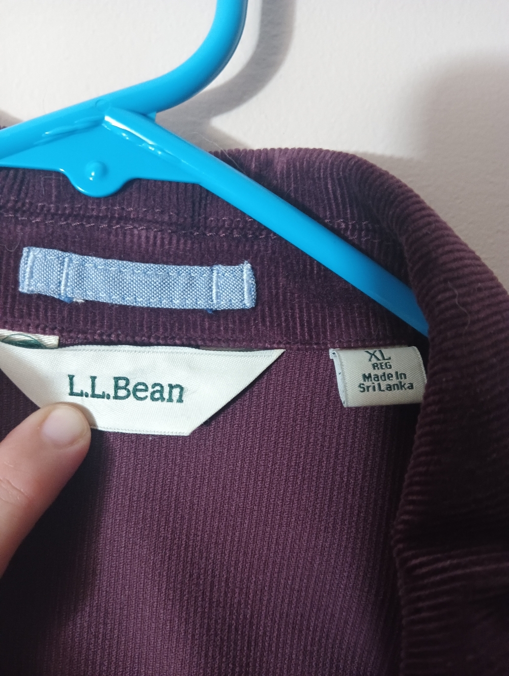 Corduroy Jacket - Dark Plum View 3